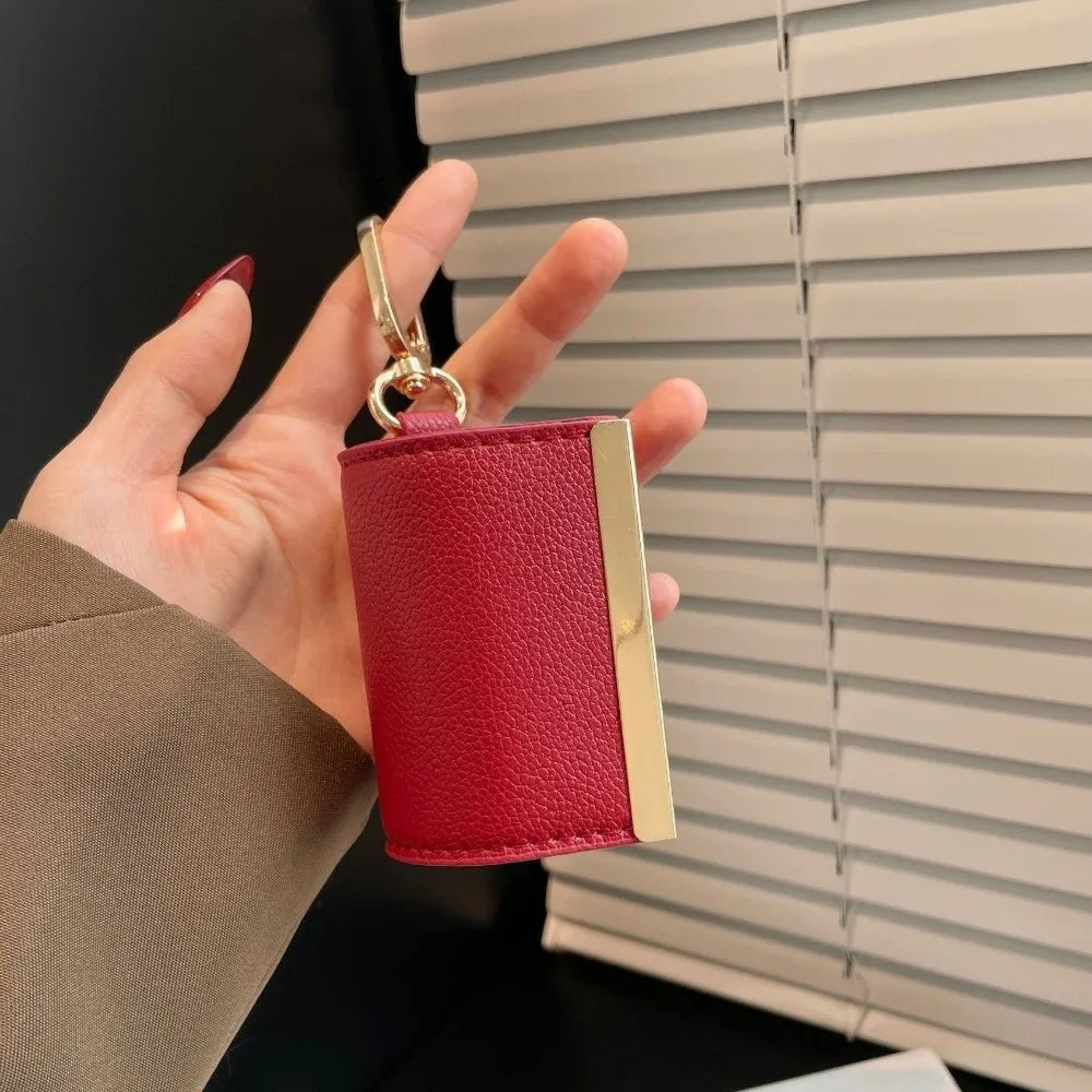 Reusable Mini Keychain Tote Bag Large Capacity Lightweight Foldable Shopping Bag Key Ring Eco-Friendly Expandable Reusable Bag