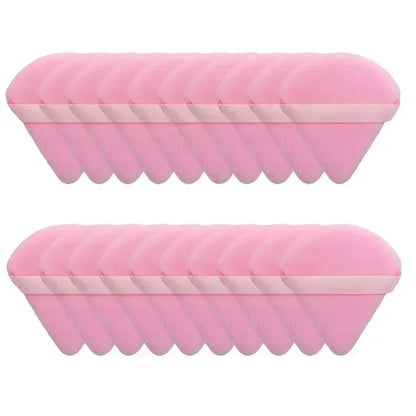 Triangle Velvet Powder Puff – Soft Makeup Sponge