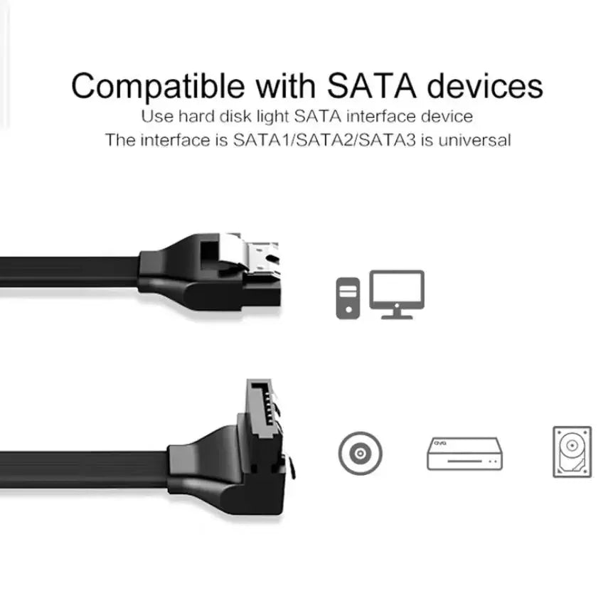 SATA 3.0 Data Cable 6Gbps High-Speed HDD SSD