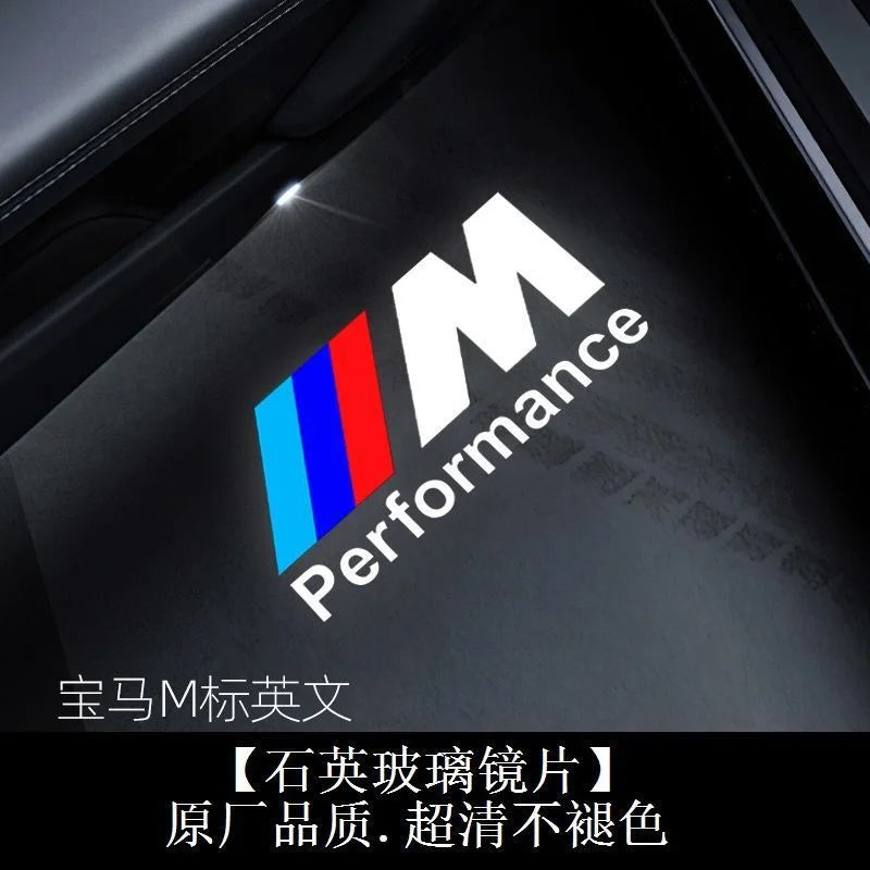 Car Door Welcome Light for BMW M Performance E46 E90 E60 F20 X1 F10 F30 Logo Ghost Shadow LED Atmosphere Light Universal Fit