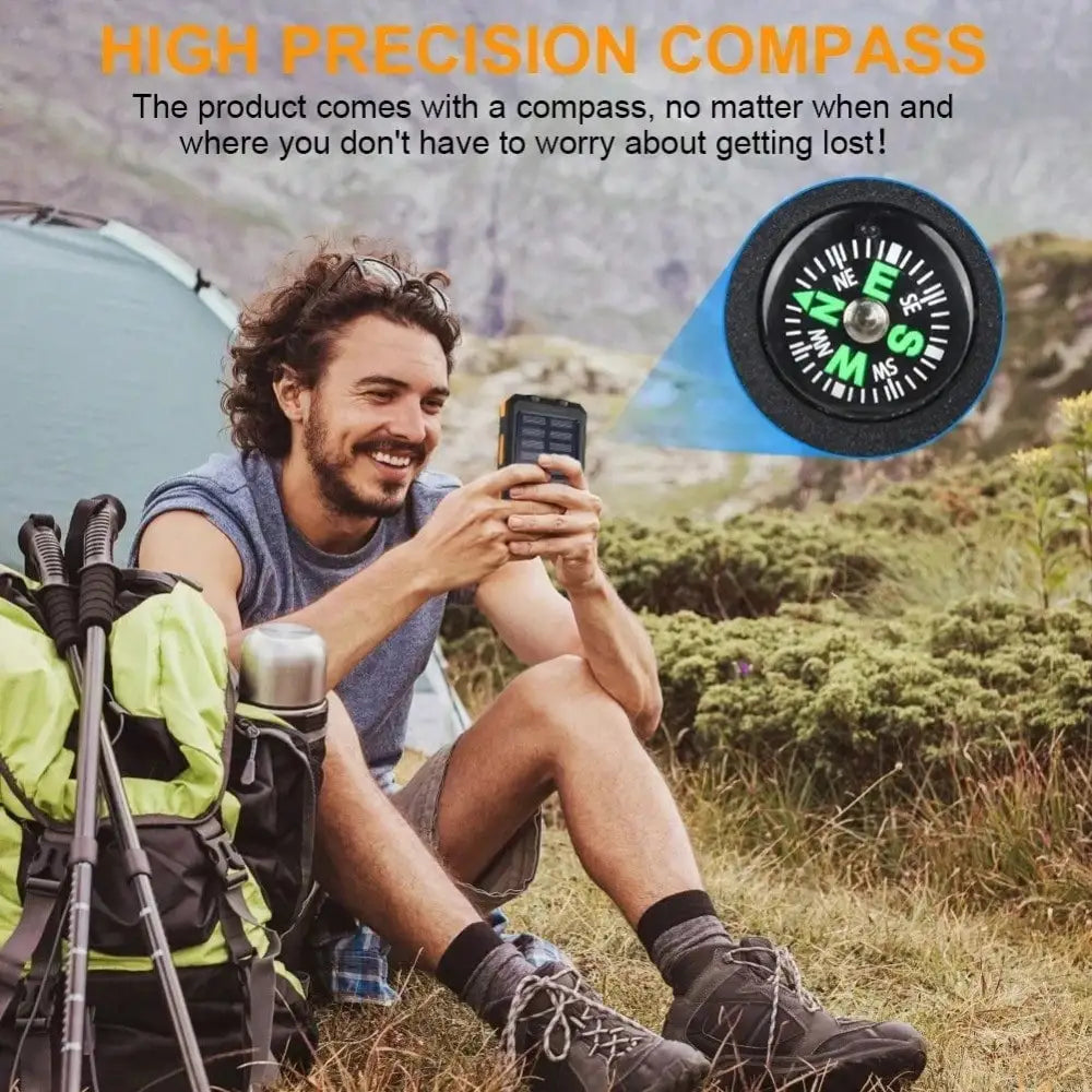 10000mAh Solar Charger Power Bank -Portable Solar Phone Battery Panel Charger, USB Port Battery Pack Charger Portable For All Cell Phones & Electronic Devices- Long Lasting, Travel Camping, LED Flashlight, The Best Gift For F