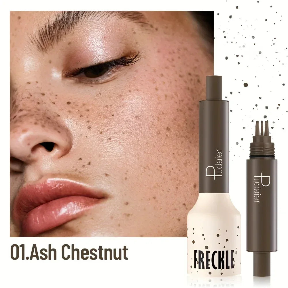Freckle Stamp Makeup Pen Waterproof, Natural Look Dot Freckles, Long Lasting, Sweatproof, Beginner Friendly - Urbizia