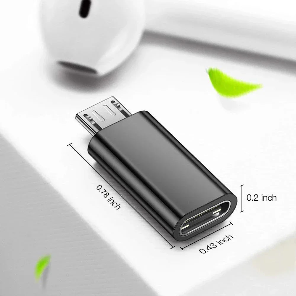 USB-C to Micro USB OTG Charging Adapter Mini