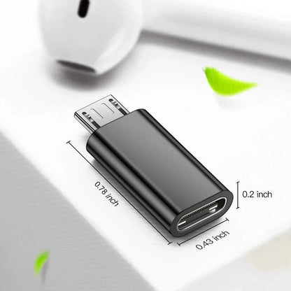 USB-C to Micro USB OTG Charging Adapter Mini