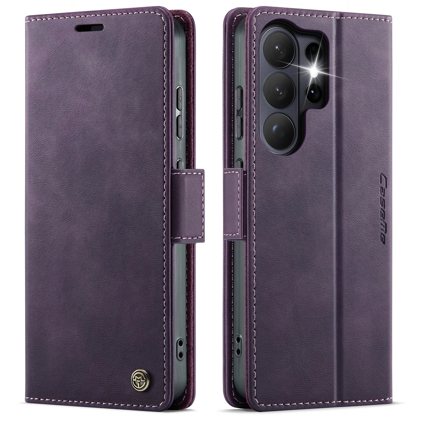 Retro Magnetic PU Leather Wallet Phone Case For Samsung Galaxy S26 Ultra S26+ S26 Plus S26 Shockproof Card Holder Pocket Cover