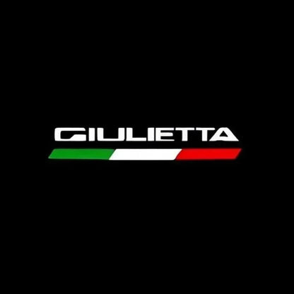 2X For Alfa Romeo Giulia Accessories 2023 2022 2017 2019 2018 2020 2021 LED Car Door Logo Projector Shadow Ghost Courtesy Light