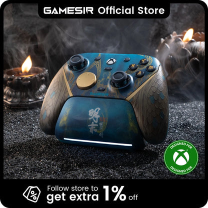 GameSir G7 Pro Wuchang Wireless Xbox Controller with Smart Charging Dock, TMR Joytick, Hall Effect Trigger, Swappable Faceplate