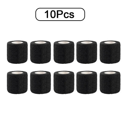 10pcs 2.5/5/10cm Non-Woven Universal Fit for Sports Elastic Foot Support Joint Protection Self-Adhesive Athletic Tape Bandage