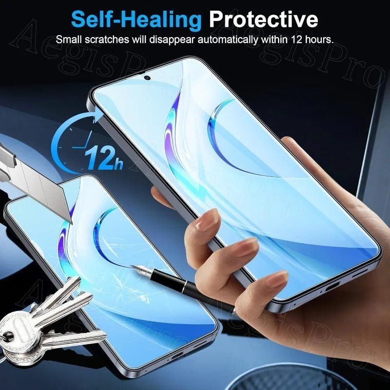 2Pcs Hydrogel Film for Samsung Galaxy S26 S25 S24 S23 S22 S21 S20 Fe Ultra Plus Anti Scratch Full Cover Soft Screen Protectors