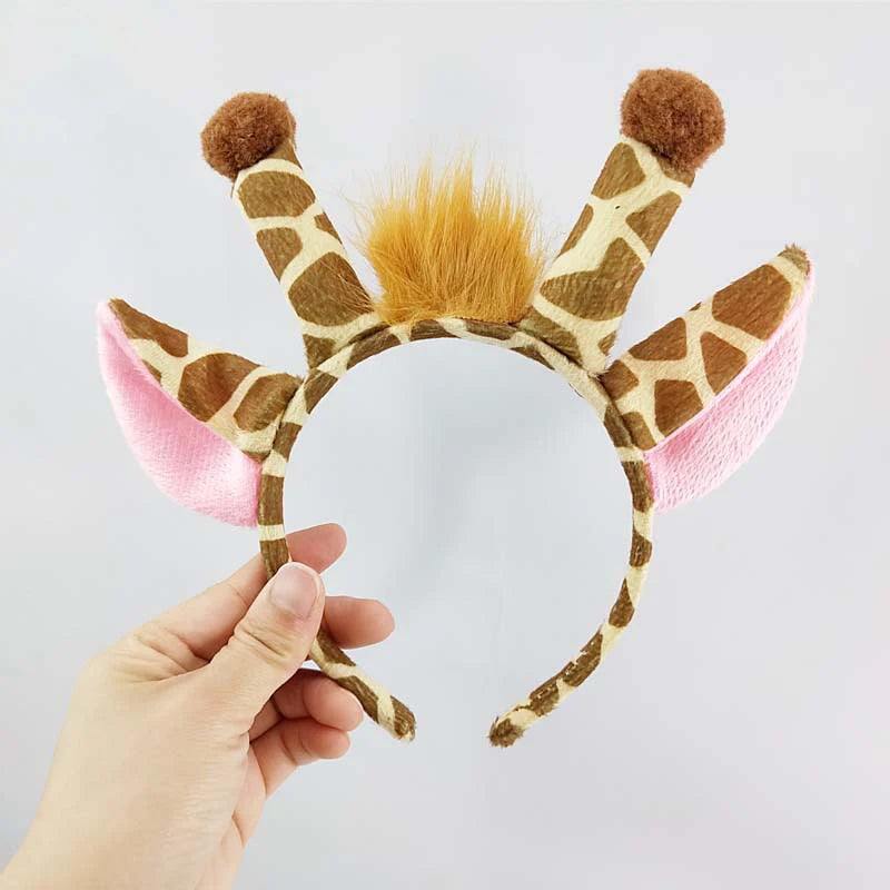 Halloween Giraffe Costume Set – Headband, Tie, Skirt & Gloves for Kids Cosplay & Party