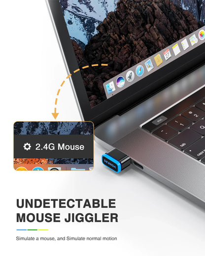 USB Mouse Jiggler Undetectable Auto Mouse Mover for PC & Laptop