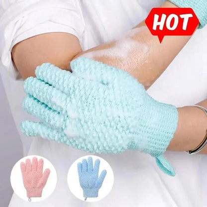 Silicone Back Scrubber Brush for Shower  Long Handle Body Deep Cleansing and Exfoliating Massage Double-Sided Soft Bristles