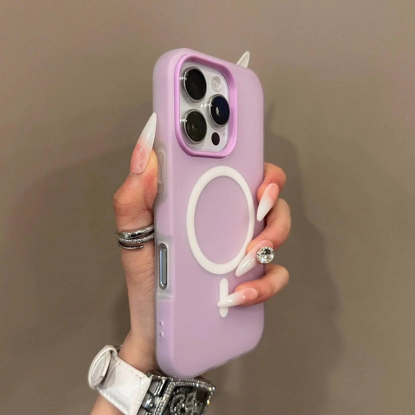 iPhone MagSafe Case – 2-in-1 Candy Color Matte Cover
