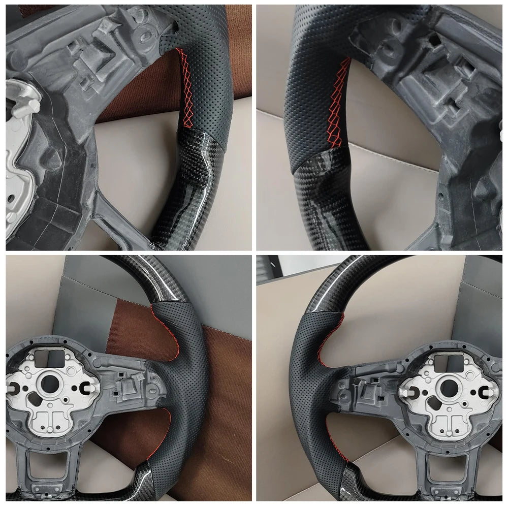 Sport Style Steering Wheel for Volkswagen Golf Mk7 7.5 Gti Gtr Gte Tiguan 2013-2019 Upgrade Accessories Interior Modification