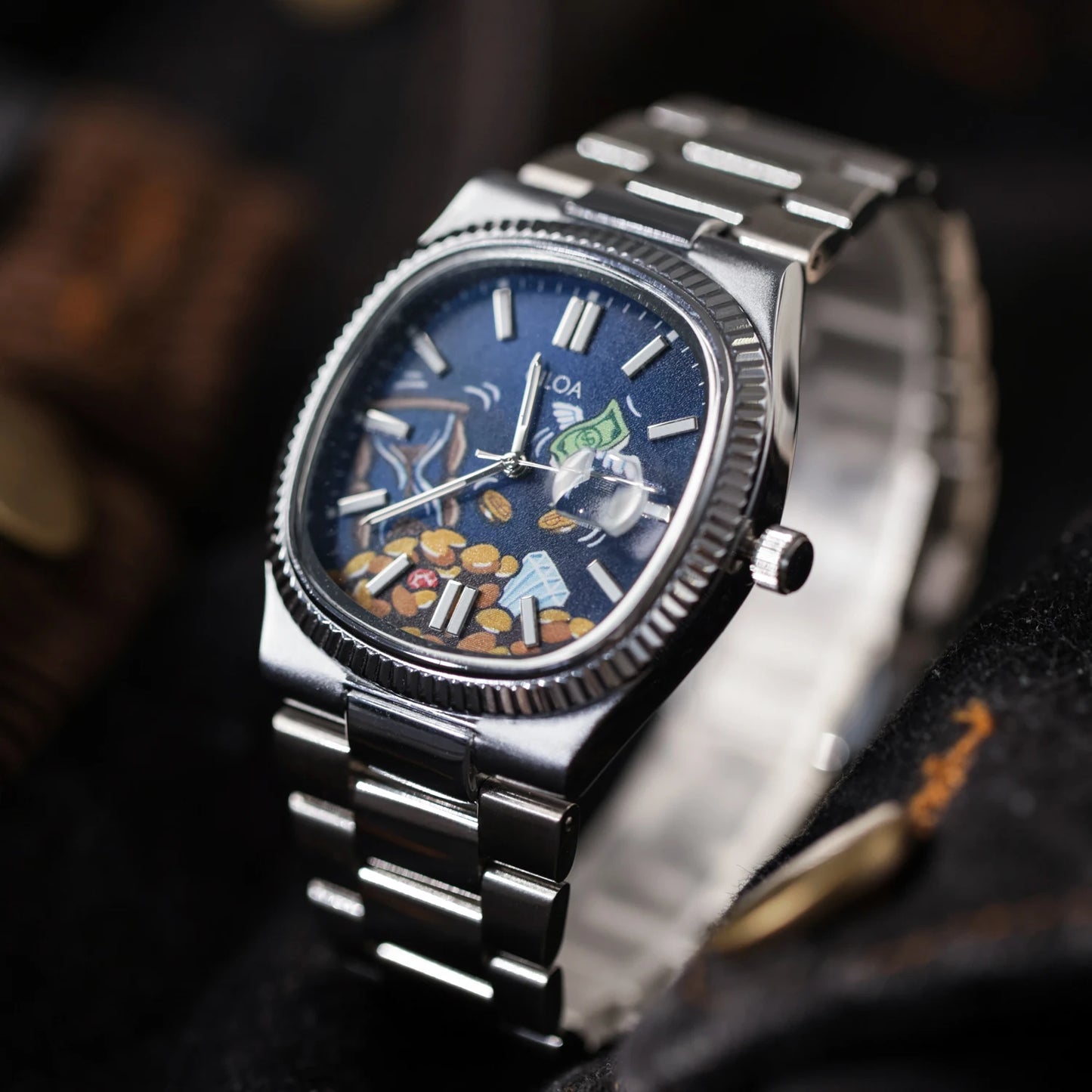 CILOA Watches for Man Square Luxury Quartz Watch New in Men's Sports Fashion Automatic Movement Male Wristwatches Gifts