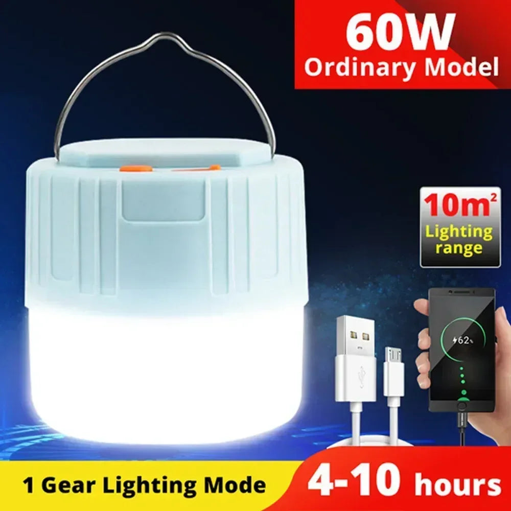 Portable Camping Light Power Bank LED Camping Lanterns Handheld Waterproof Outdoor Tent Light Rechargeable Floodlight Flashlight - Urbizia