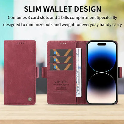 Magnetic Flip Wallet Case For Samsung Galaxy S8 S9 S10 Plus S20 S21 FE S22 S23 S24 S25 Ultra Holder Leather Stand Book Bag Cover