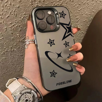 Luxury INS Star Hard Matte Case for iPhone