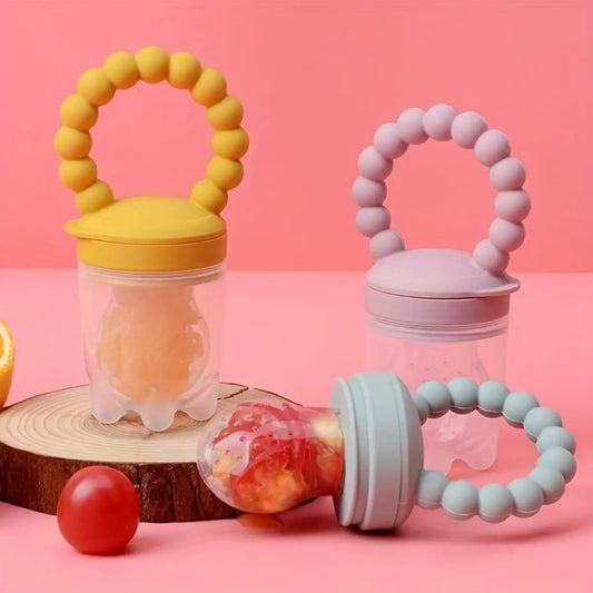 Children's Silicone Fruit & Vegetable Feeder With Handle