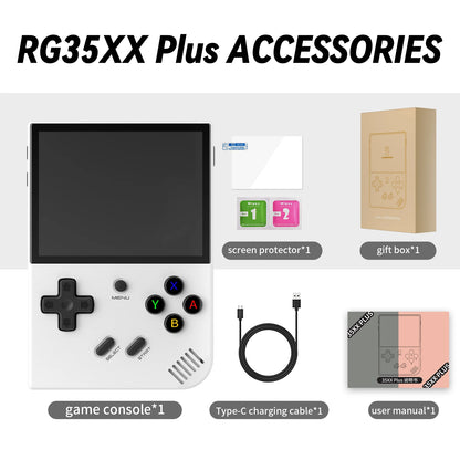 ANBERNIC RG35XX Handheld Game Console Linux System 3.5'' IPS Screen Streaming HD-Output Retro Portable Video Player Gift For Kid
