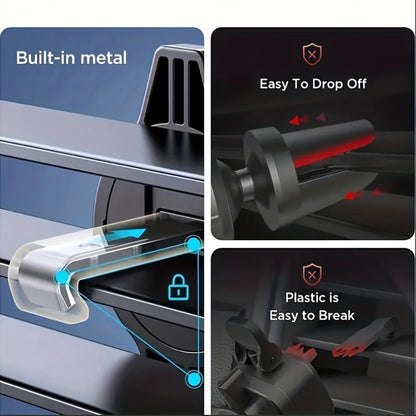 Gravity Car Phone Holder Air Vent Clip Mount for 4.7-7 inch Smartphone Universal Shockproof Stand for iPhone Samsung Xiaomi