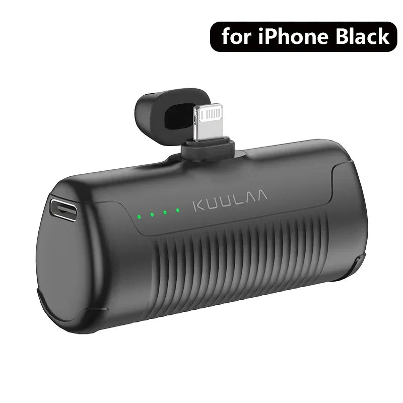 KUULAA Mini Power Bank 4500mAh PowerBank Portable Charger For iPhone 15 14 13 12 Pro Max Externe Batterie For Samsung/Xiaomi