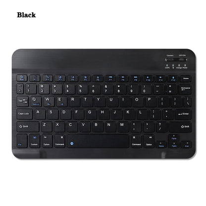 10 lnch Wireless  Bluetooth Mini Keyboard For iPad Phone Tablet Portable Bluetooth Keyboard and Mouse For Samsung Xiaomi Android