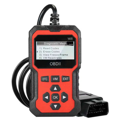 V410 OBD2 Car Diagnostic Scanner – All-in-One Diagnostic Tool for Identifying and Troubleshooting Vehicle Issues.