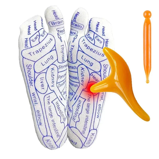 Acupressure Socks with Massage Tool