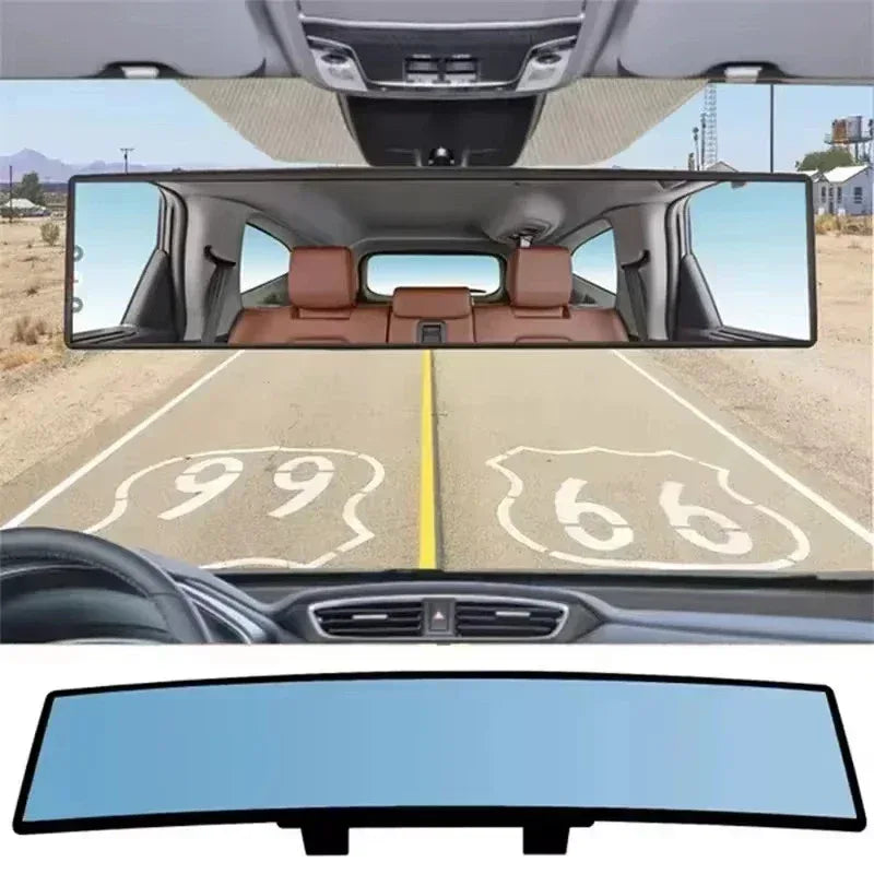 Car Baby Mirrors Interior Rear View Mirror Wide Angle Convex Rearview Mirror Anti Glare Large Vision Panoramic Auxiliary Monito - Urbizia