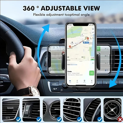 Gravity Car Phone Holder Air Vent Clip Mount for 4.7-7 inch Smartphone Universal Shockproof Stand for iPhone Samsung Xiaomi