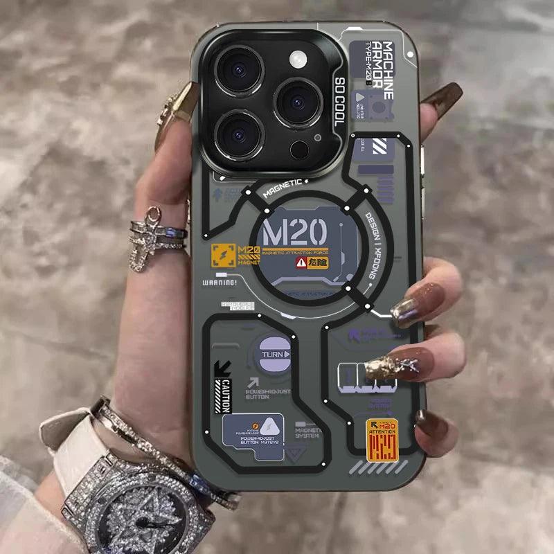 iPhone Luxury Circuit Label Shockproof Bumper Case