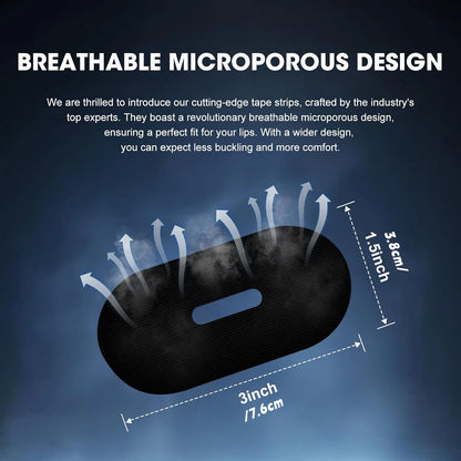 30/60Pcs Anti Snoring Mouth Tape Medical Grade Sleep Strips for Snoring Relief & Breathing Gentle Nasal Tape for Travel Home Use