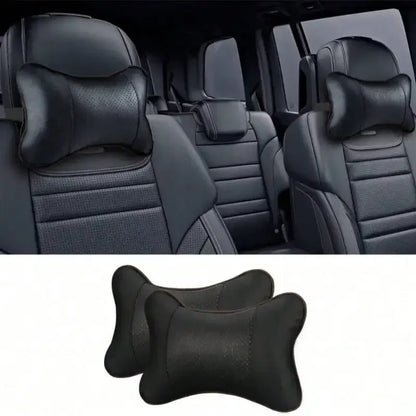 Auto Safety Car Seat Headrest with Breathable Mesh Relax Pillow Head And Neck Rest Cushion Auto Protector - Urbizia