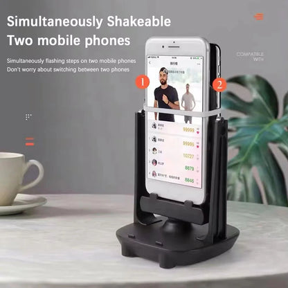 Pedometer Desk Wiggler Mobile Phone Stand Holder Automatic Swing Shake Phone Walking Swing Shaker Brush Stepper For All Phone ﻿