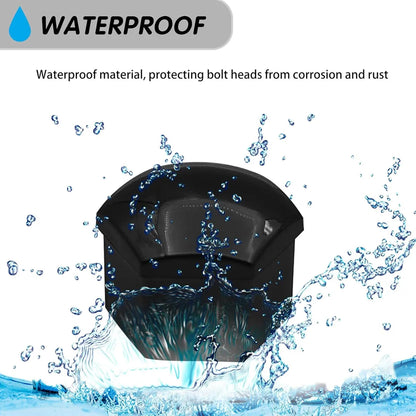 YONGRUN 20PCS 17/19/21mm Automotive Wheel Hub Screw Cover Black Plastic Dustproof Rust Proof Nut Protective Cover Tire Accessori