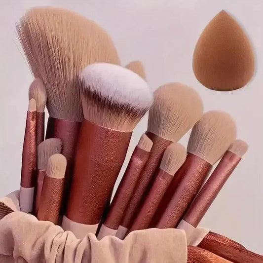 13-Piece Professional Makeup Brush Set