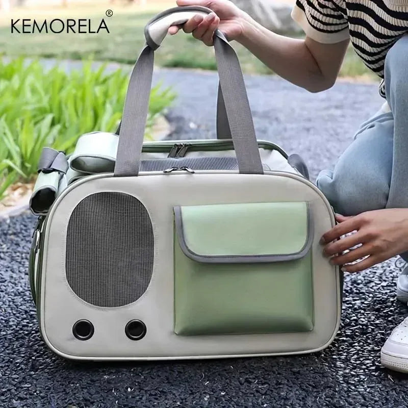 1Pcs Portable Pet Carrier Cat Bag For Cats And Dogs Ideal For Travel And Outdoor Activities Suitable For Cats And Small Dogs - Urbizia