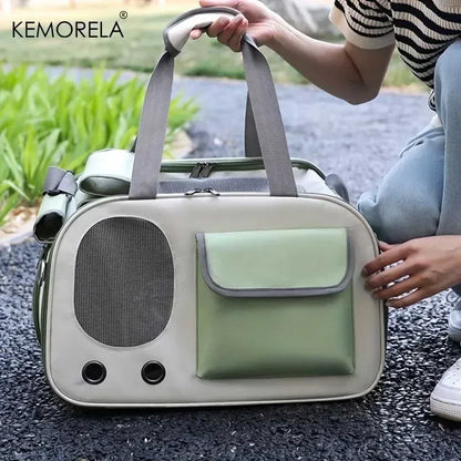 1Pcs Portable Pet Carrier Cat Bag For Cats And Dogs Ideal For Travel And Outdoor Activities Suitable For Cats And Small Dogs - Urbizia
