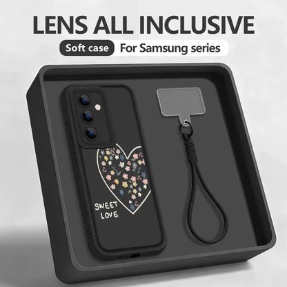 Sweet Love Hearts Lanyard Case for Samsung Galaxy