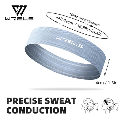 Sports Headband Anti Slip Yoga Hair Band Quick Dry Running Sweatband Workout Headbands for Women Men