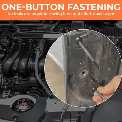 Nylon Cable Tie Buckle Fixed Through The Core Nail Cable Tie Buckle Mudguard Fender Inner Lining Trunk Buckle  Outdoor Camping