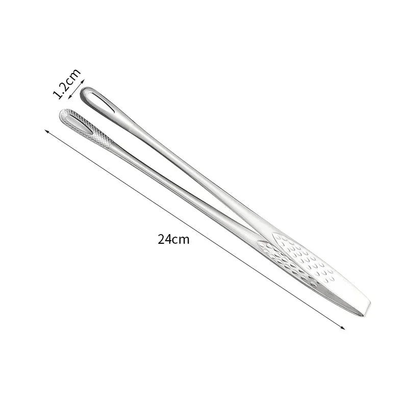 2 in 1 Nylon Grip Flip Tongs with Egg Spatula And Steak Turner Clamp Pancake Fried Turners Kitchen Cooking Accessories
