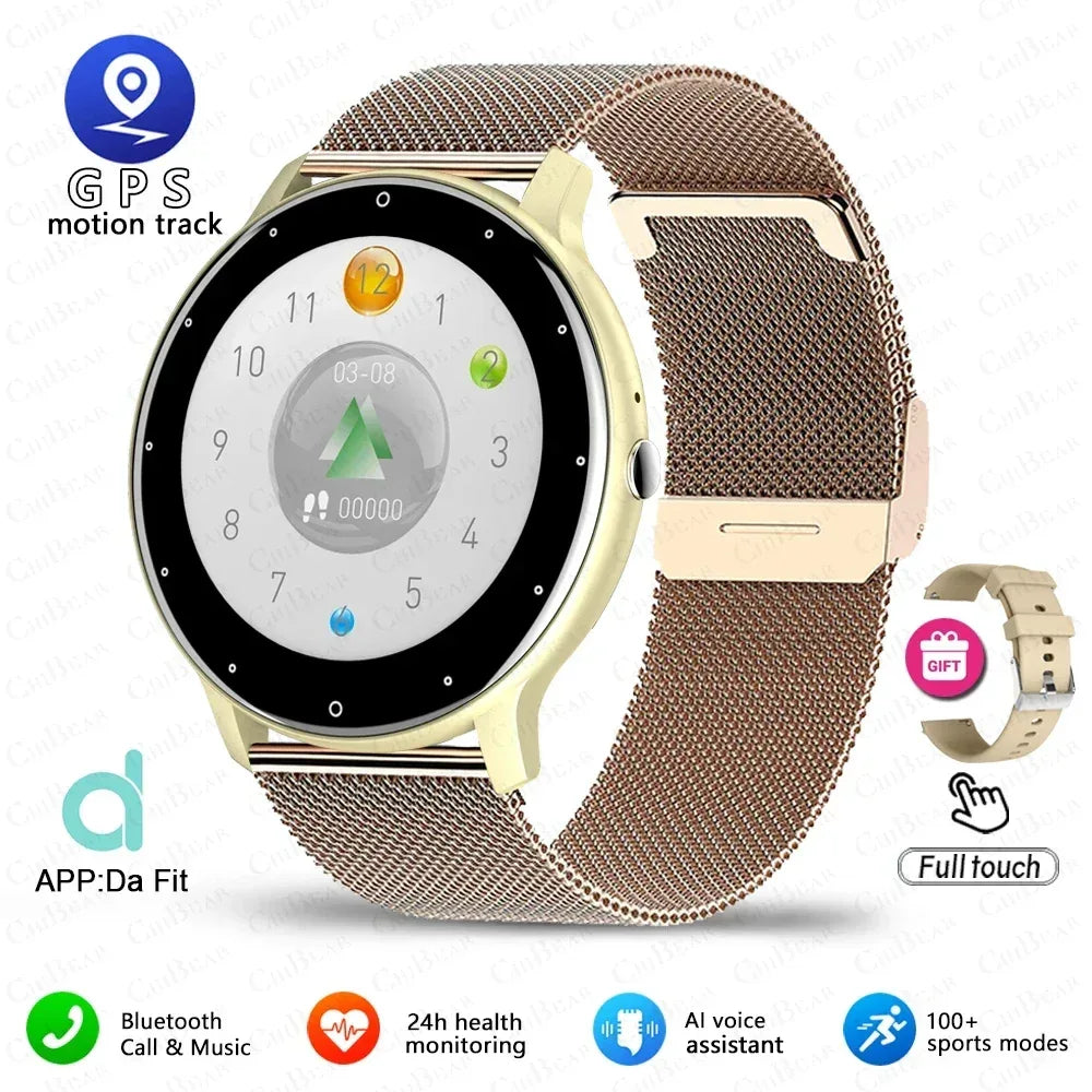 New Smart Watch Men Sports Fitness Watch Heart Rate Full Touch Screen Bluetooth Call 2025 New Ultra Light Smartwatch - Urbizia