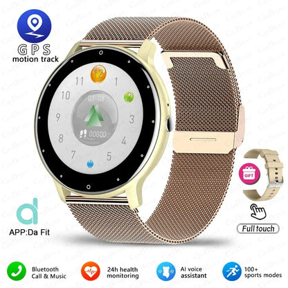 New Smart Watch Men Sports Fitness Watch Heart Rate Full Touch Screen Bluetooth Call 2025 New Ultra Light Smartwatch - Urbizia