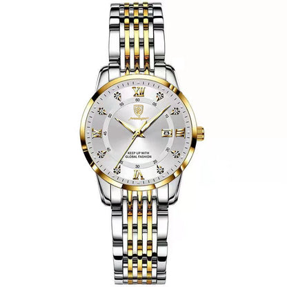 POEDAGAR Luxury Woman Watch Waterproof Stainless Steel Luminous Date Ladies Watch Fashion Simple Casual Women’s Quartz Watches