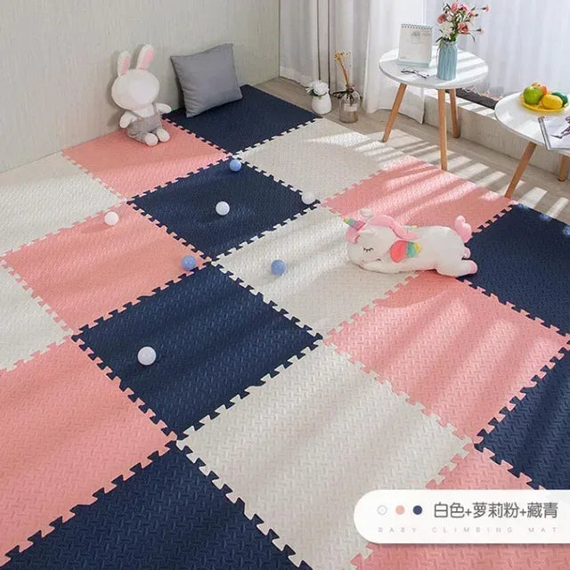 16pcs Foam Baby Play Mat – Interlocking Puzzle Floor Tiles - Urbizia
