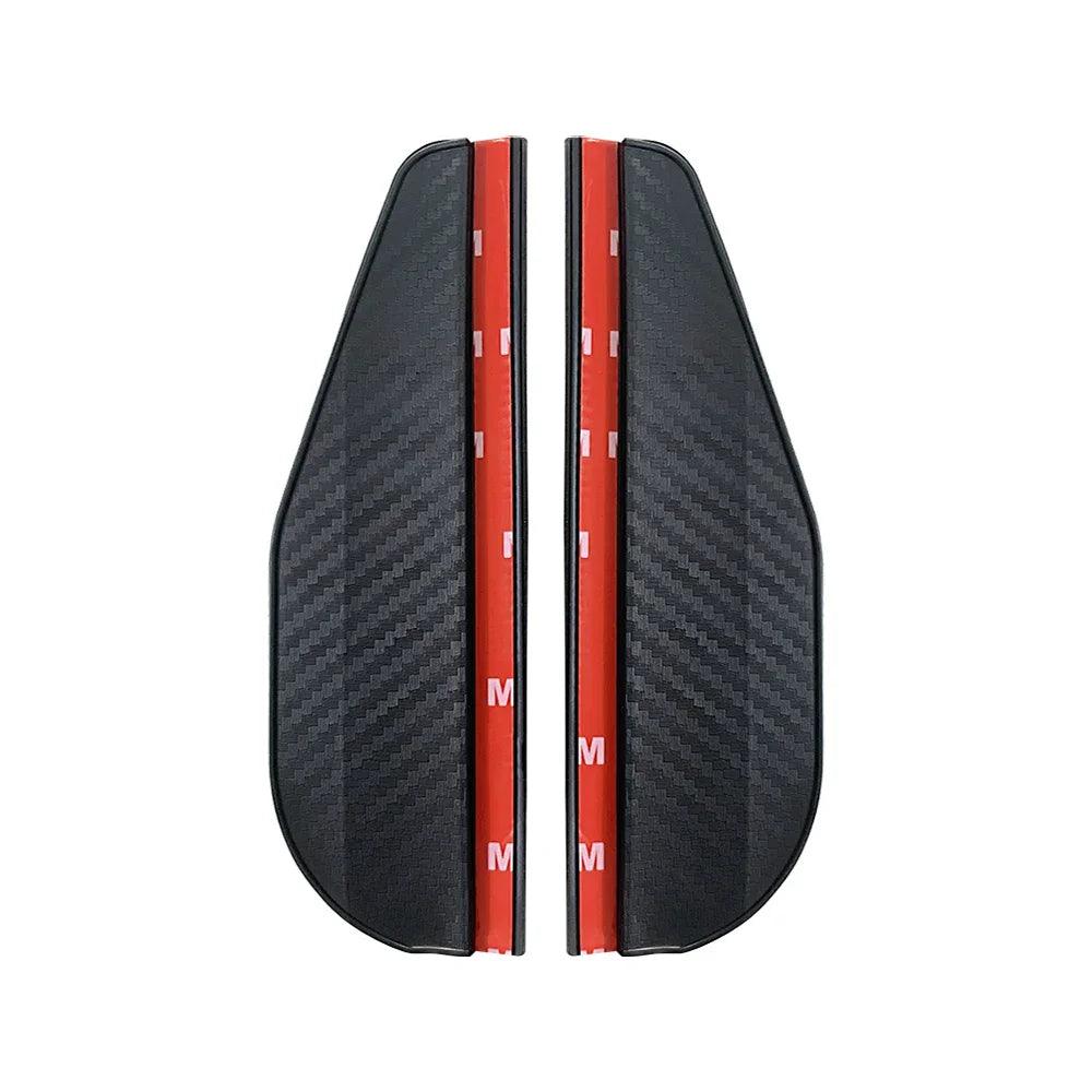 Car Rearview Mirror Rain Eyebrow & Sun Visor Cover – 2pcs