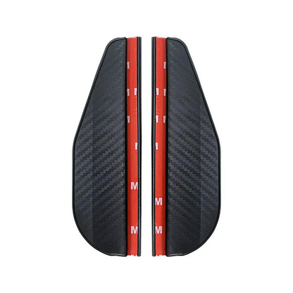 Car Rearview Mirror Rain Eyebrow & Sun Visor Cover – 2pcs