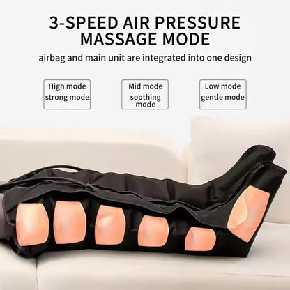 Air Compression Leg Massager Boots for Circulation Relief